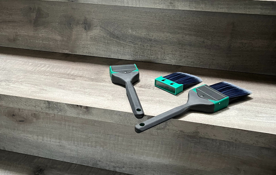 Enviro Brush on stairs