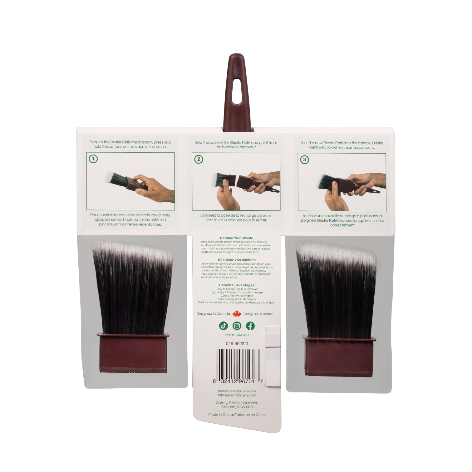 Smart Brush Set 2.00" ⎸ DIY Angle Paint Brush - Enviro Brush