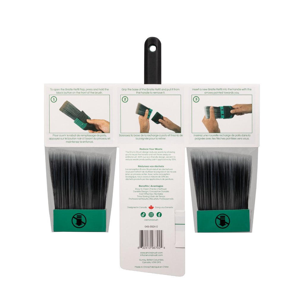 Pro Brush Set 2.50" ⎸ Professional Angle Paint Brush - Enviro Brush