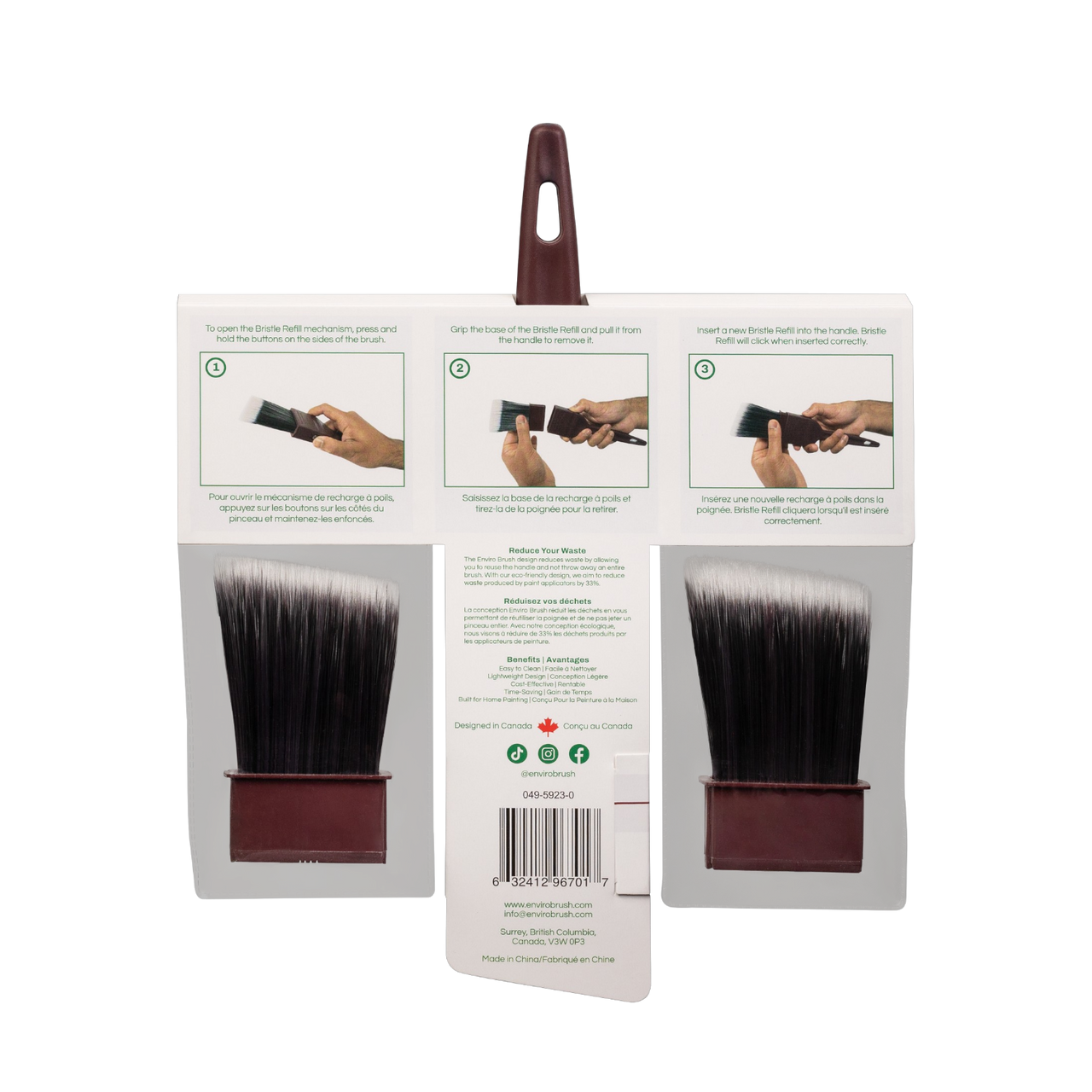 Smart Brush Set 2.00" ⎸ DIY Angle Paint Brush - Enviro Brush